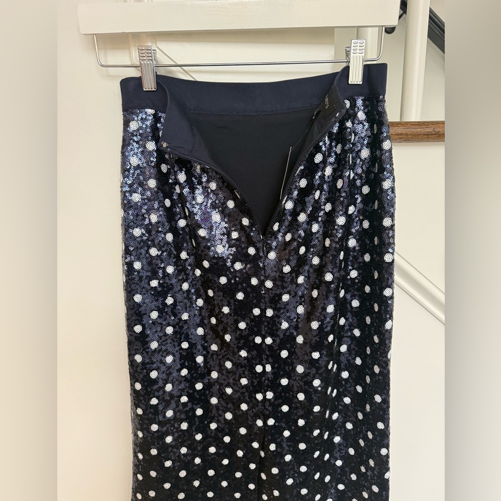 Talbots Martini Polka Dot Sequin Pencil Skirt – Size 2 – NWT ✨ - Picture 5 of 7